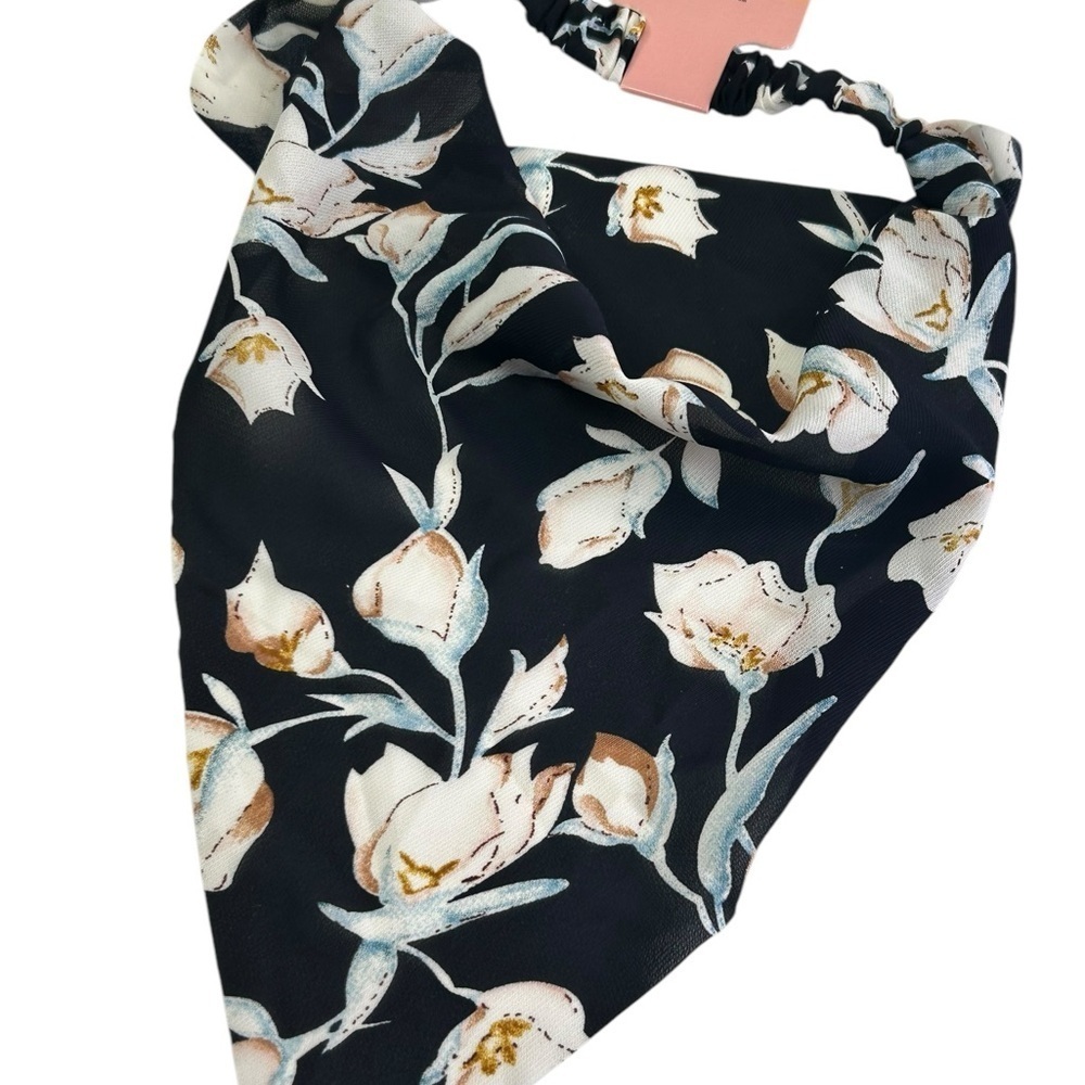 New Floral Black Hair Scarf 8 other reason headband